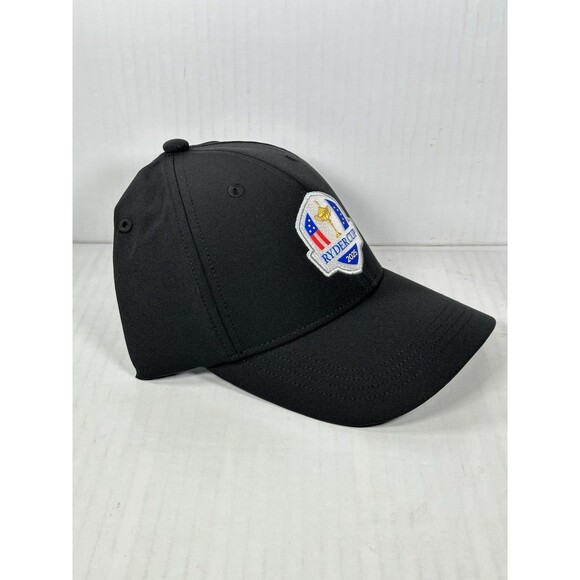 Walter Hagen Ryder Cup Adult Performance Adjustable Golf Hat Cap Black OSFA NEW - Picture 3 of 6